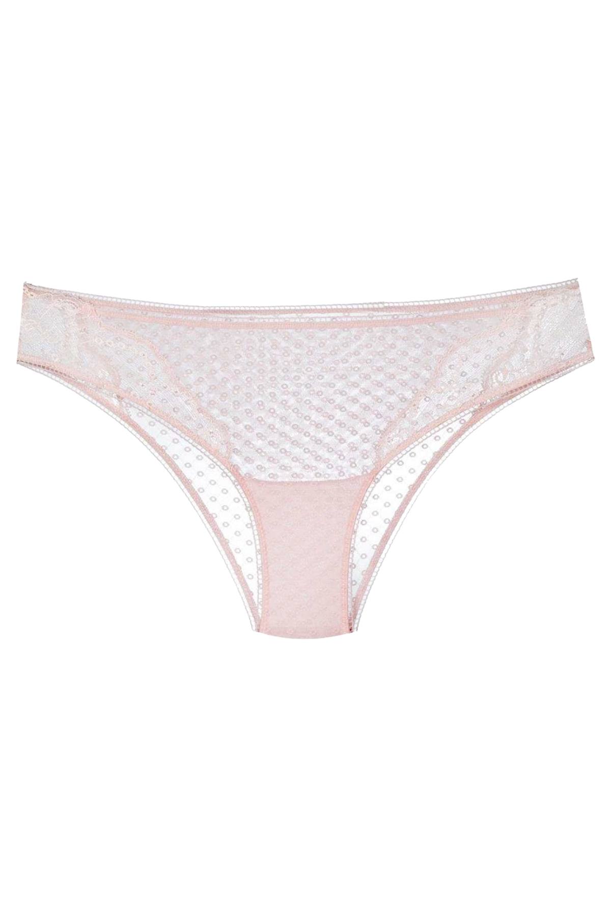La Perla Light-Pink Tuberose Brazilian Bikini Brief