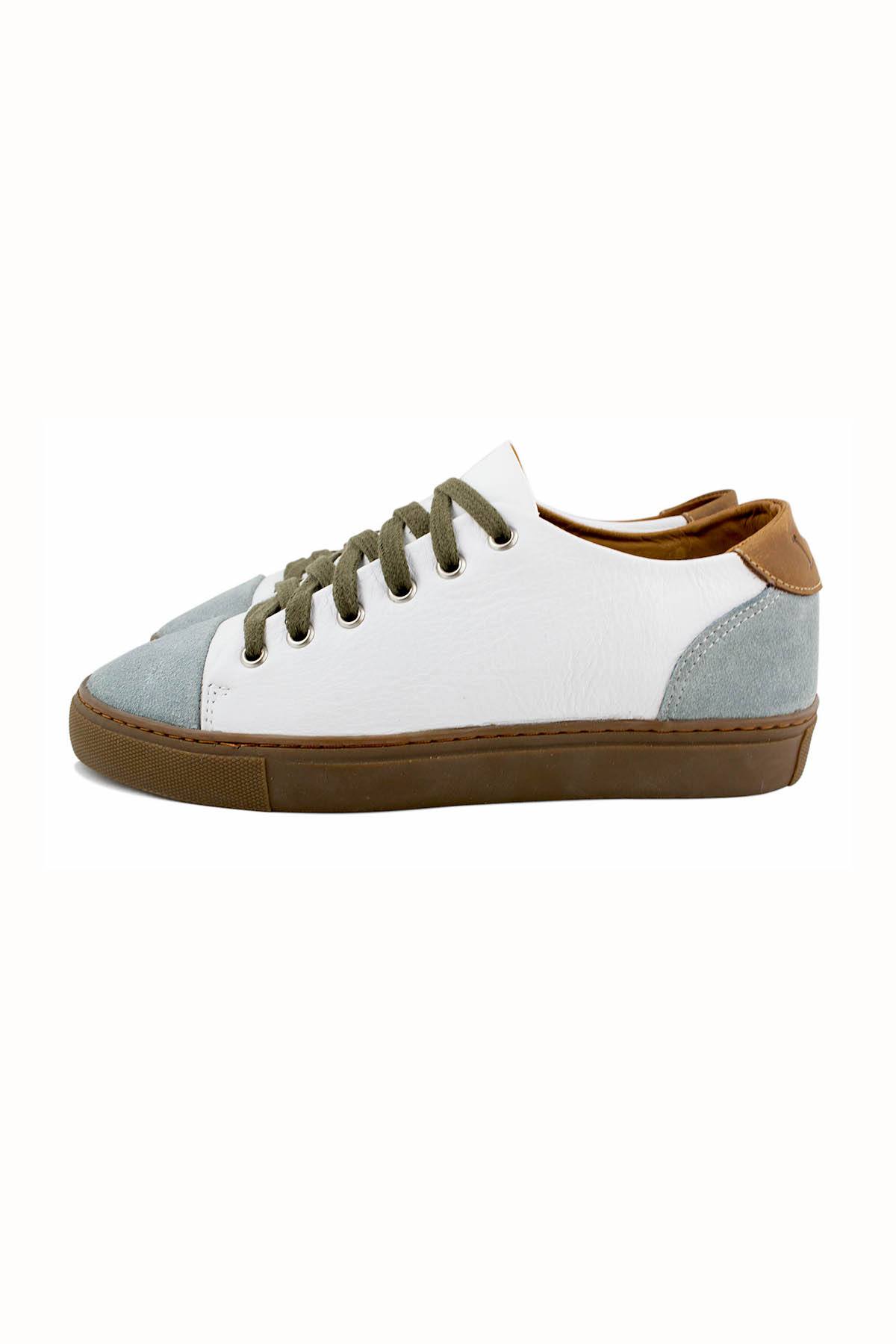 LaK Denizen White & Gris Shoe