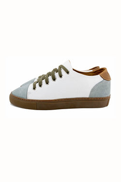 LaK Denizen White & Gris Shoe thumbnail 4