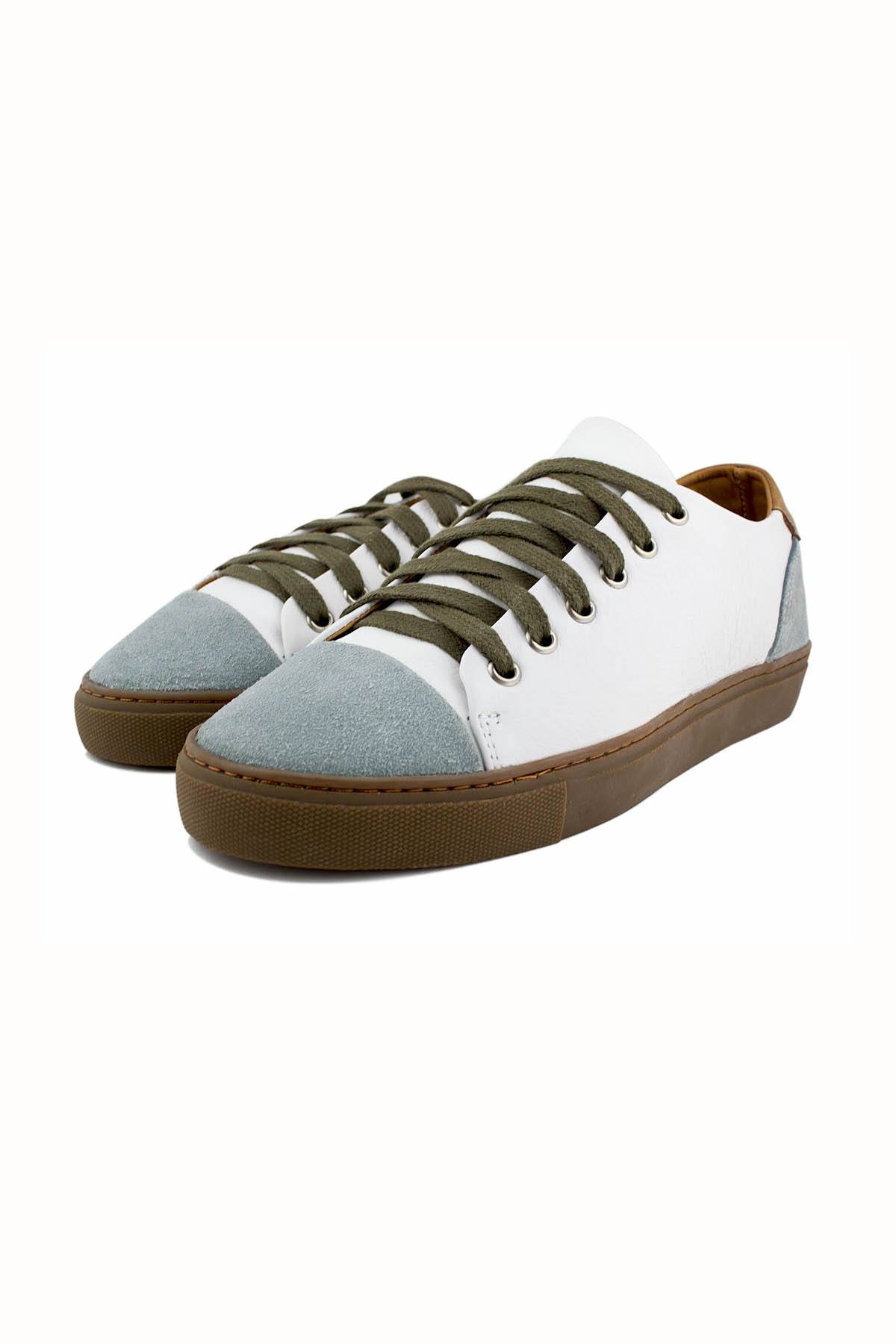 LaK Denizen White & Gris Shoe