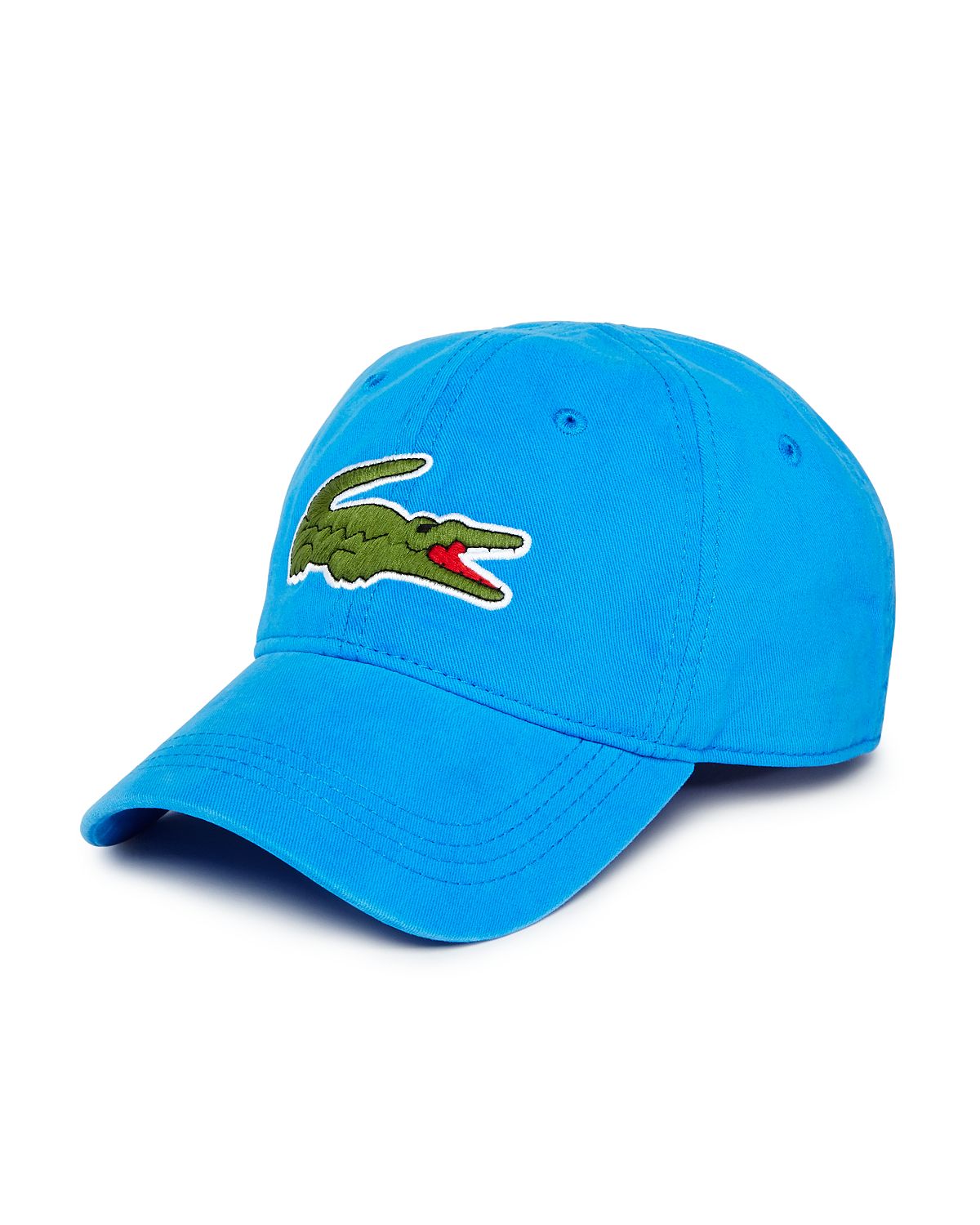 Lacoste Big Croc Gabardine Cap Ibiza Blue