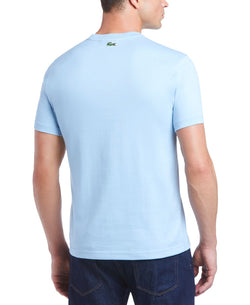 Lacoste Colorblocked Logo T-shirt Carolina Blue thumbnail 4