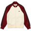 Lacoste Colorblocked Zip-up Sweatshirt Naturel Clair/pinot-oxali