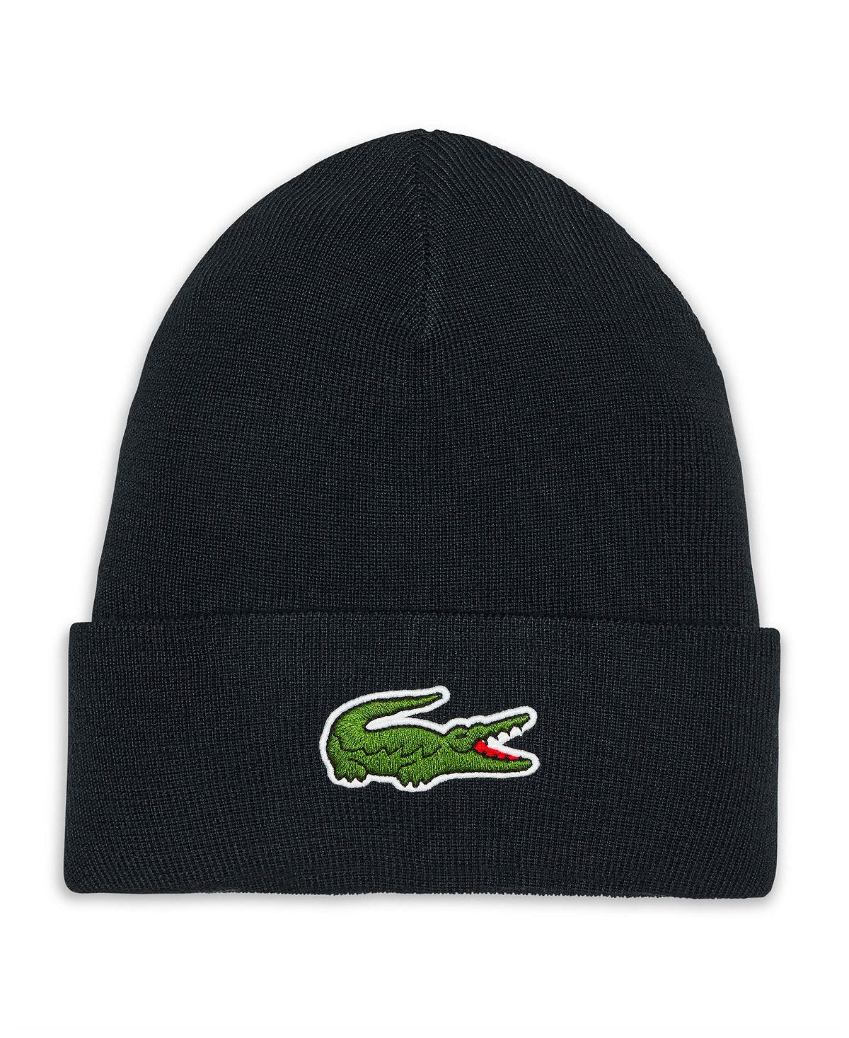 Lacoste Knit Logo Beanie Navy
