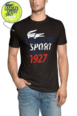 Lacoste Sport Neon-Green Graphic 1927 T-Shirt thumbnail 2