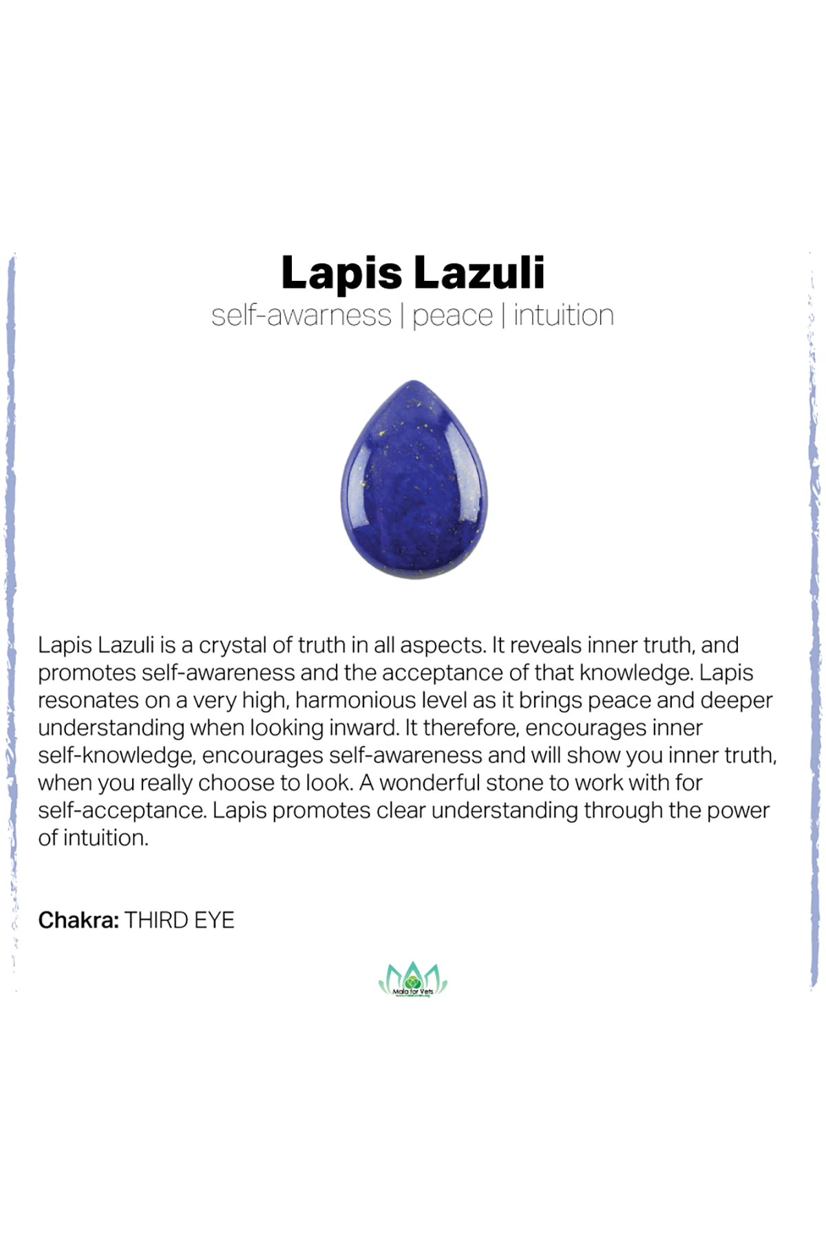 Lapis Lazuli Third Eye 7-Chakra Reiki Healing Bracelet