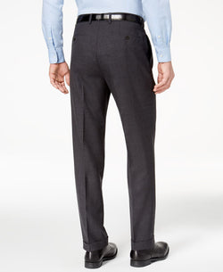 Lauren Ralph Lauren 100% Wool Double-reverse Pleated Dress Pants Charcoal thumbnail 3