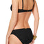 Lauren Ralph Lauren Black Solid Tab Hipster Bikini Bottom