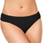 Lauren Ralph Lauren Black Solid Tab Hipster Bikini Bottom