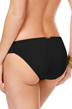 Lauren Ralph Lauren Black Solid Tab Hipster Bikini Bottom thumbnail 3