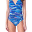 Lauren Ralph Lauren Blue-Calypso Ikat Halter Mio Swimsuit