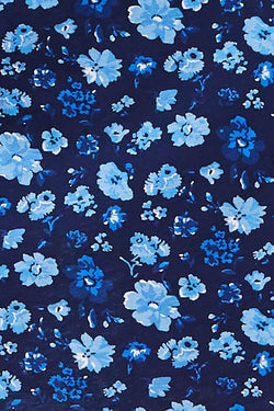 Lauren Ralph Lauren Blue Floral Short Nightgown thumbnail 4