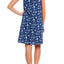 Lauren Ralph Lauren Blue Floral Short Nightgown
