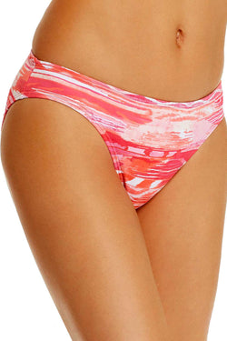 Lauren Ralph Lauren Calypso Bikini Bottom in Pink/Coral thumbnail 2