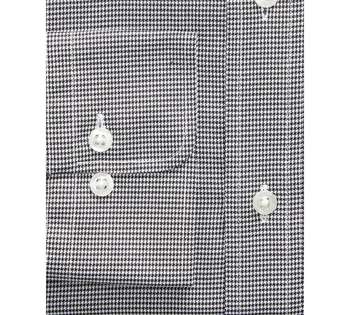 Lauren Ralph Lauren Classic Fit Easy Care Houndstooth Dress Shirt Black