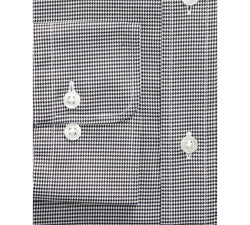 Lauren Ralph Lauren Classic Fit Easy Care Houndstooth Dress Shirt Black thumbnail 2