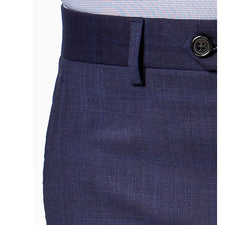 Lauren Ralph Lauren Classic-fit Ultraflex Stretch Blue Check Suit Pants Blue thumbnail 2