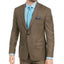 Lauren Ralph Lauren Classic-fit Ultraflex Stretch Brown Sharkskin Suit Jacket Brown