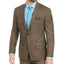 Lauren Ralph Lauren Classic-fit Ultraflex Stretch Brown Sharkskin Suit Jacket Brown