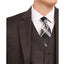 Lauren Ralph Lauren Classic-fit Ultraflex Stretch Brown/blue Windowpane Suit Separate Jacket Brown/blue