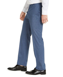 Lauren Ralph Lauren Classic-fit Ultraflex Stretch Dress Pants Blue Mini Houndstooth thumbnail 3