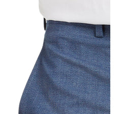 Lauren Ralph Lauren Classic-fit Ultraflex Stretch Dress Pants Blue Mini Houndstooth thumbnail 4