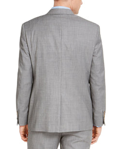 Lauren Ralph Lauren Classic-fit Ultraflex Stretch Light Gray Sharkskin Suit Jacket Light Grey thumbnail 2