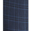 Lauren Ralph Lauren Classic-fit Ultraflex Stretch Navy Blue Windowpane Plaid Silk & Wool Sport Coat Navy