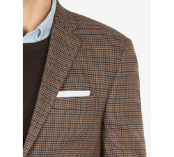 Lauren Ralph Lauren Classic-fit Ultraflex Stretch Patterned Blazer Brown Tic thumbnail 3