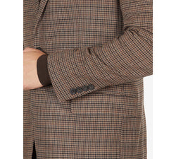 Lauren Ralph Lauren Classic-fit Ultraflex Stretch Patterned Blazer Brown Tic thumbnail 4