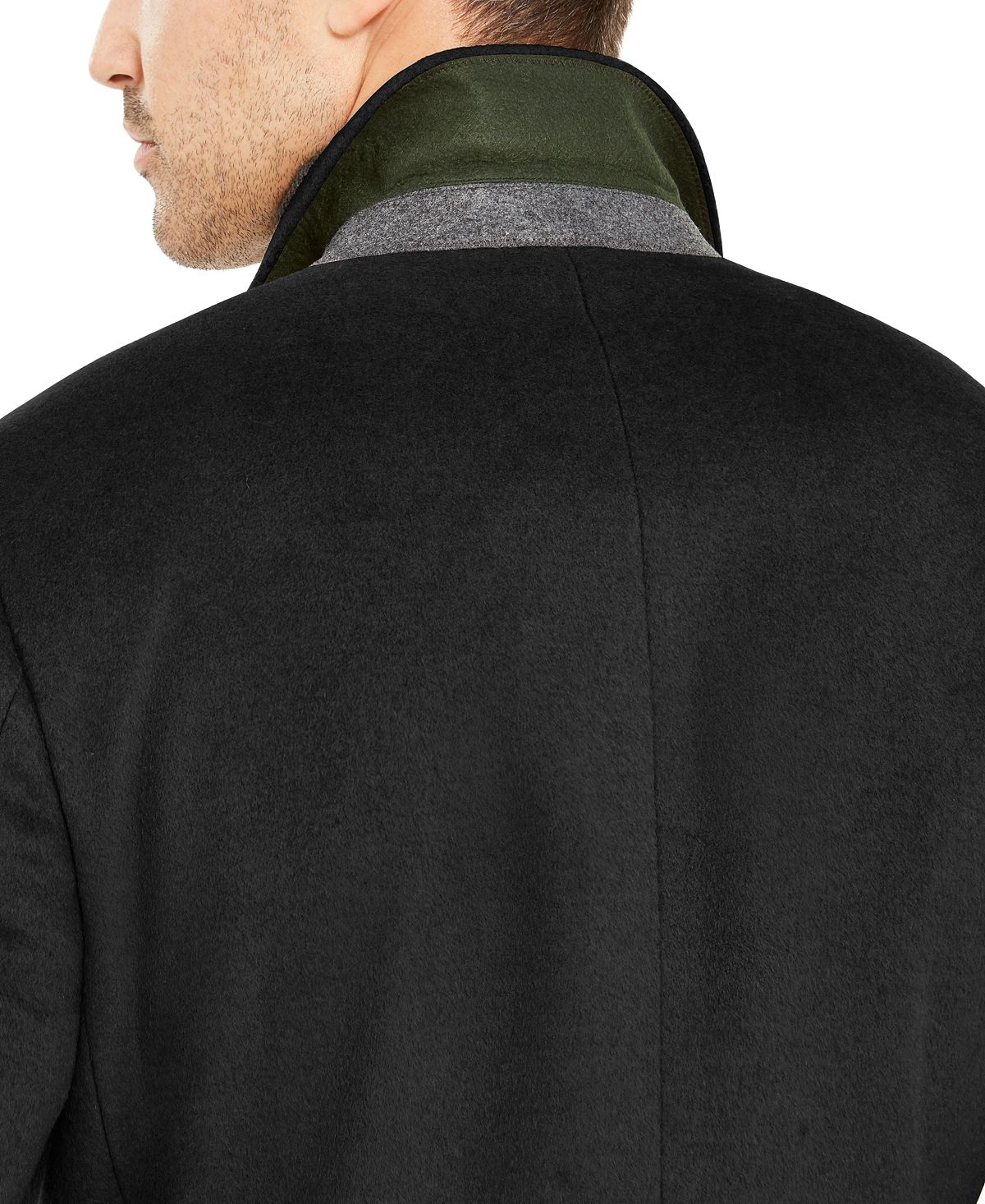 Lauren Ralph Lauren Columbia Classic-fit Overcoat Charcoal