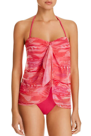 Lauren Ralph Lauren Coral-Reef Calypso Flyaway Convertible Swimsuit