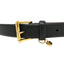 Lauren Ralph Lauren Dark Pine-Green Stingray-Embossed Leather Charm Belt