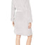 Lauren Ralph Lauren Grey Shawl-Collar Fleece Short Robe