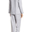 Lauren Ralph Lauren Grey-Striped Paris Woven Pajama Set