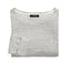 Lauren Ralph Lauren Heather-Grey Striped Fitted Lounge Top