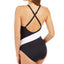 Lauren Ralph Lauren High-neck Colorblock One-piece Swimsuit Black/White
