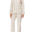 Lauren Ralph Lauren Ivory/Floral Fleece PJ Set