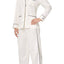 Lauren Ralph Lauren Ivory/Navy French Riviera Contrast-Piping Pajama Set