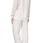 Lauren Ralph Lauren Ivory/Navy French Riviera Contrast-Piping Pajama Set