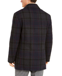 Lauren Ralph Lauren Luke Wool-blend Classic-fit Peacoat Navy Plaid thumbnail 2