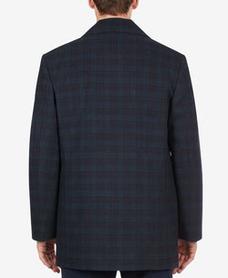 Lauren Ralph Lauren Luke Wool-blend Classic-fit Peacoat Navy/green thumbnail 2