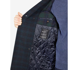 Lauren Ralph Lauren Luke Wool-blend Classic-fit Peacoat Navy/green thumbnail 4
