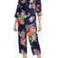 Lauren Ralph Lauren Navy-Printed Seaside Classic Capri Pajama Set
