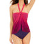 Lauren Ralph Lauren Ombr Palm Flyaway One-piece Swimsuit Pink Ombre