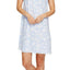 Lauren Ralph Lauren PLUS Blue/Floral-Print Lace-Trim Night-Gown