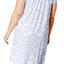 Lauren Ralph Lauren PLUS Blue/Floral-Print Lace-Trim Night-Gown