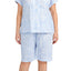 Lauren Ralph Lauren PLUS Blue-Paisley Classic Knit Bermuda Pajama Set