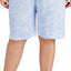 Lauren Ralph Lauren PLUS Blue-Paisley Classic Knit Bermuda Pajama Set