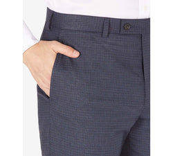 Lauren Ralph Lauren Pattern Classic-fit Ultraflex Stretch Dress Pants Navy/black Mini Check thumbnail 4